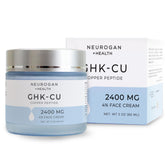 Neurogan GHK-Cu face cream bottle pour for easy daily hydration.
