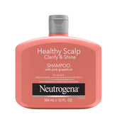 Neutrogena Exfoliating Healthy Scalp Shampoo pink-grapefruit-bottle boosts oil control and shine