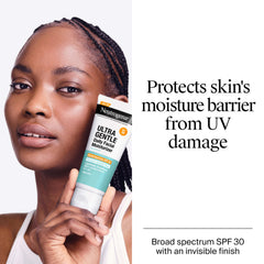 Fragrance-free Neutrogena face cream on hand, gentle care for reactive skin.
