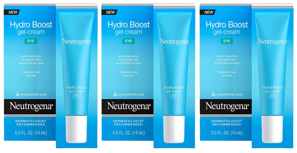 Neutrogena Hydro Boost Eye Gel-Cream hydrates and smooths the delicate eye area.