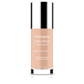 Neutrogena Hydro Boost Tint bottle with pump shows hydrating formula for dry skin.