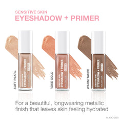 Neutrogena longwear eyeshadow primer in Warm Taupe with metallic finish for a light sheen.