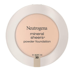 Neutrogena Mineral Sheers compact powder foundation blends easily for sheer to medium coverage.