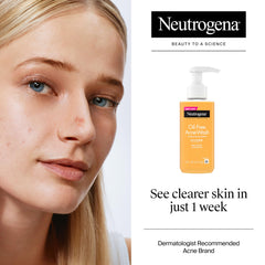 Neutrogena Oil-Free Acne Wash with 2 percent salicylic acid targets blemishes