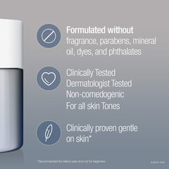 Neutrogena Rapid Wrinkle Repair ingredients label closeup