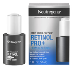 Neutrogena Rapid Wrinkle Repair Serum bottle with dropper for precise nightly application
