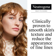 Close-up texture of Neutrogena Retinol Treatment tinted moisturizer for smooth, even finish.