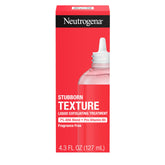 Neutrogena Stubborn Texture Exfoliant bottle ready for daily use to refine texture