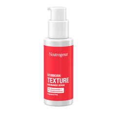 Closeup of Neutrogena serum pump for precise, fragrance-free application