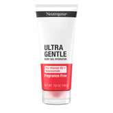 Neutrogena Ultra Gentle Body Gel Hydrator on the back, soothing dryness without clogging pores.