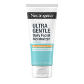 Neutrogena Ultra Gentle SPF30 bottle shown for daily sun protection.