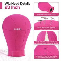 Neverland Wig Stand Tripod securely holds wigs during styling and display