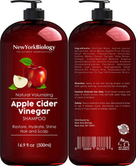 New York Biology coconut avocado oil conditioner bottle delivering hydration and smooth detangling.