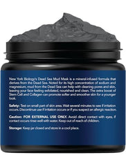 New York Biology Dead Sea Mud Mask application on skin for refreshing cleansing.