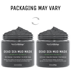 New York Biology Pores Refinement with mineral mud improves texture and clarity.
