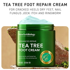 New York Biology Tea Tree Foot Cream may help with nail fungus concerns.