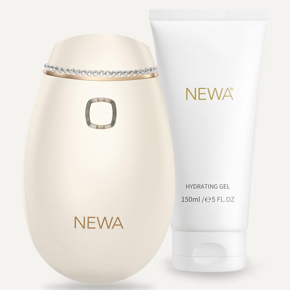 NEWA RF wrinkle reduction device front view for at-home facial tightening.