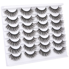 Newcally Lashes 3D Faux Mink Wispy: dramatic volume and length