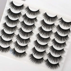 Newcally Lashes wispy 3D design adds volume with seamless blending.