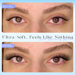 Newcally lightweight lash bands provide comfortable wear all day.