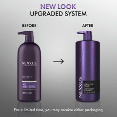 Nexxus Keraphix black rice glutamic acid source supports protein balance.