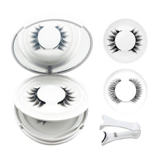 NGWDBA Hunnyfit magnetic lashes with applicator for easy, glue-free placement