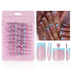 NHIXK 60Pcs press-on nails set for a quick salon-like manicure at home.