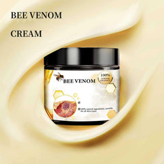 Niaoyun Bee Venom Cream close-up texture showing smooth absorption.