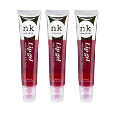 Nicka K New York Lip Gel 3-pack in cherry; hydrating, smooth, and flavorful lip care