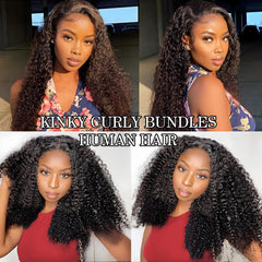 NICMISS kinky curly bundles close-up curls showing tight, defined texture