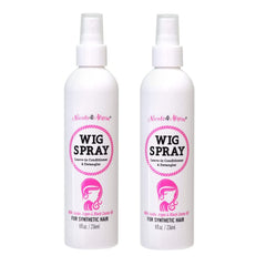 Nicole & Alyssa Wig Spray pack of 2 8oz for detangling and shine