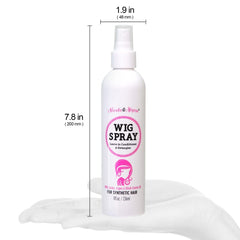 Nicole & Alyssa Wig Spray tangle-free shine on synthetic wigs