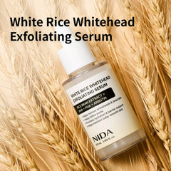 Close-up of the NIDA serum label for easy application guidance.