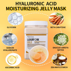Nielies Jelly Mask cooling and calming soothes sensitive skin.