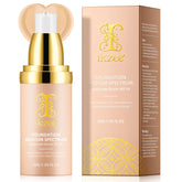 NIFEISHI 4-in-1 foundation bottle close-up shows sleek packaging and shade-matching promise.