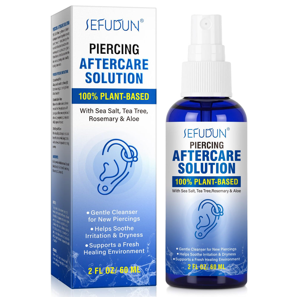 NIFEISHI piercing aftercare spray bottle for gentle cleaning.