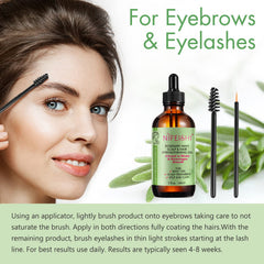 NIFEISHI rosemary oil with eyelash brush for conditioning lashes.