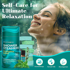 NightKong steamers in use creating a spa-like morning ritual.