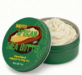 Nimba Foods whipped shea butter texture melts on skin for quick hydration.