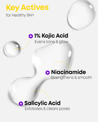 NINELESS probiotic blend bottle emphasizing microbiome balance and skin resilience.