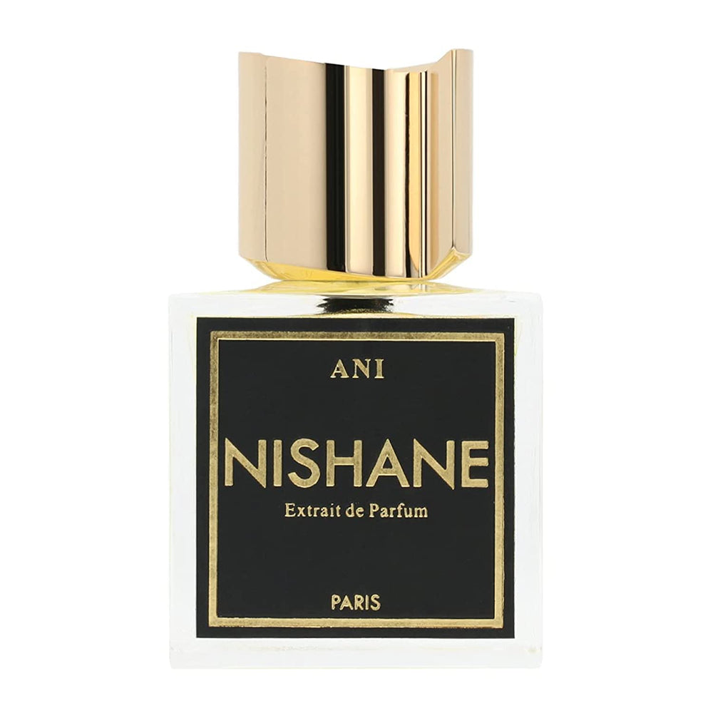 Nishane Ani fragrance spray bottle close-up highlighting premium design for everyday elegance