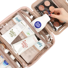 NISHEL interior with mesh pouches and elastic bands keeps bottles upright.
