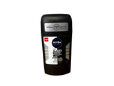 NIVEA Invisible Black & White stick for men, 50 ml, helps prevent white marks on dark fabrics.