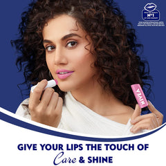 NIVEA Lip Soft Rose balm with SPF protection for lips