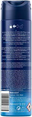 NIVEA Men Fresh Active Deodorant with ocean extracts delivering masculine scent.