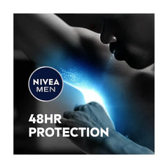 NIVEA Men Invisible fresh-scent spray for daily confident aroma.
