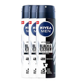 NIVEA Men Invisible Original spray bottle showing 150ml capacity and mark-free protection.