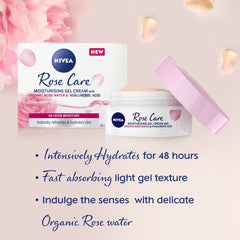 NIVEA Rose fragrance detail conveys a delicate scent during routine