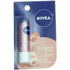 NIVEA Shimmer Radiant Lip Care pout with pearly shimmer for glow