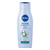 NIVEA Volume & Strength Shampoo bottle front view for fuller hair